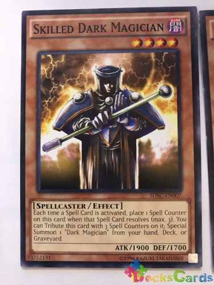 Skilled Dark Magician - sdsc-en007 - Common Unlimited 1