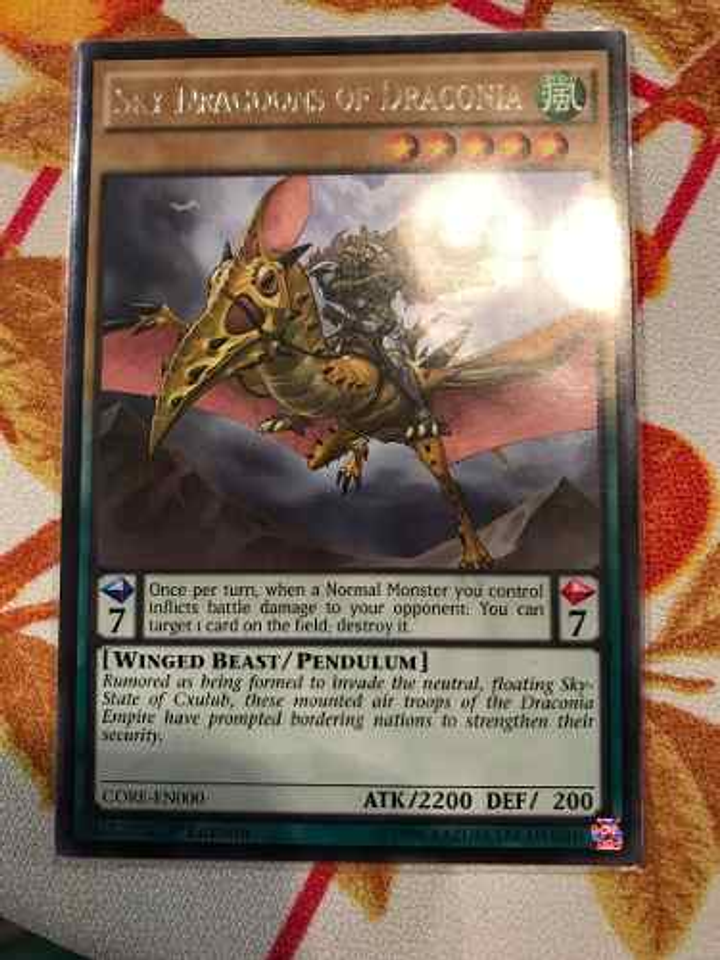 Sky Dragoons Of Draconia - core-en000 - Rare 1st Edition 1