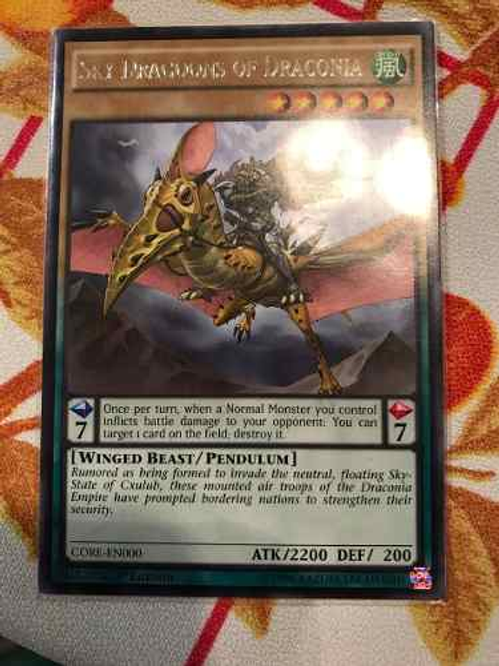 Sky Dragoons Of Draconia - core-en000 - Rare 1st Edition 1