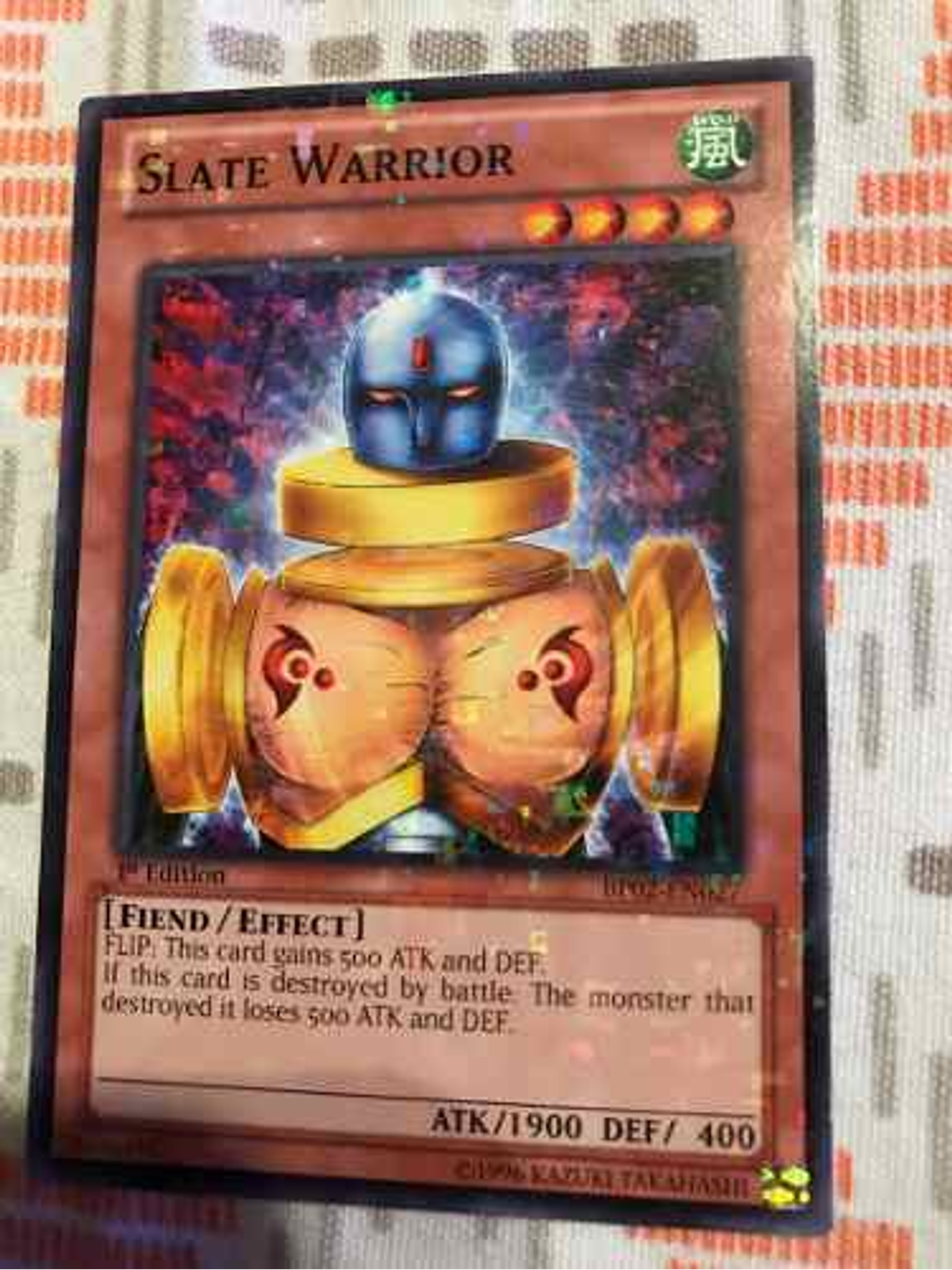 Slate Warrior - bp02-en027 - Mosaic Rare 1st Edition 1