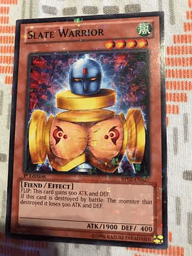 Slate Warrior - bp02-en027 - Mosaic Rare 1st Edition