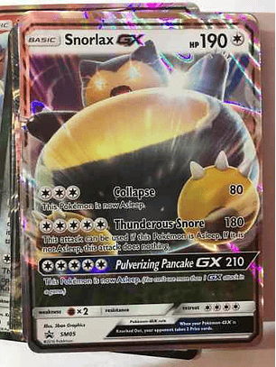 Snorlax Gx - Sm05 - Holo Promo