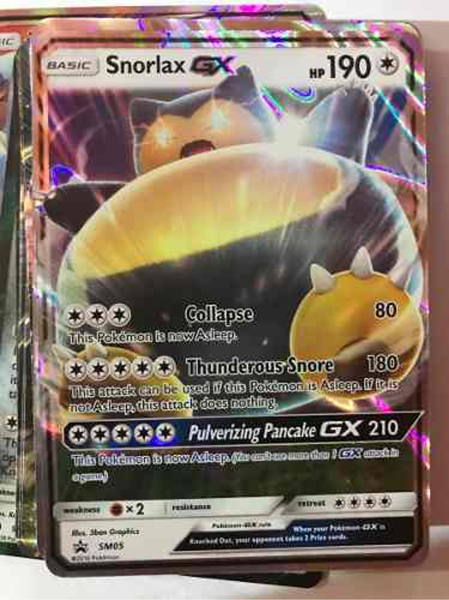 Snorlax Gx - Sm05 - Oversized Promo 1