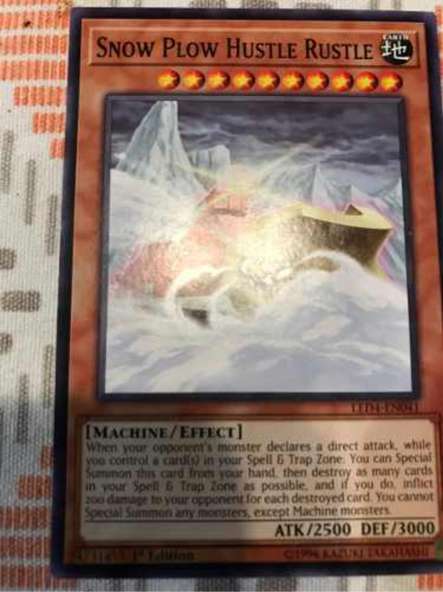 Snow Plow Hustle Rustle - led4-en041 - Common 1st Edition 1
