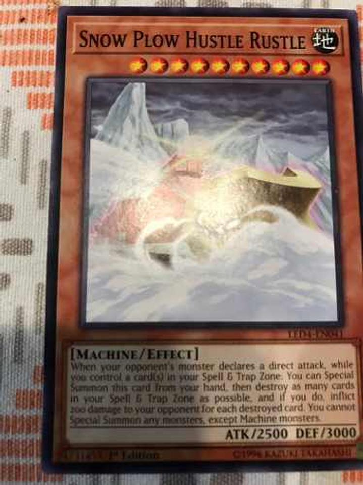 Snow Plow Hustle Rustle - led4-en041 - Common 1st Edition 1