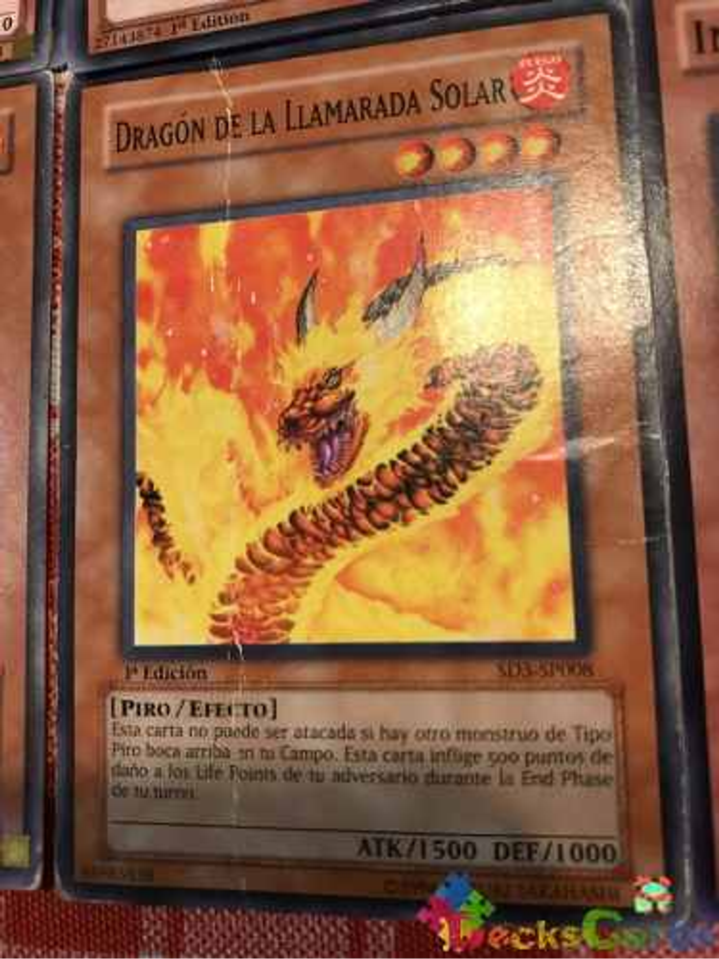 Solar Flare Dragon - sd3-en008 - Common 1st Edition 1