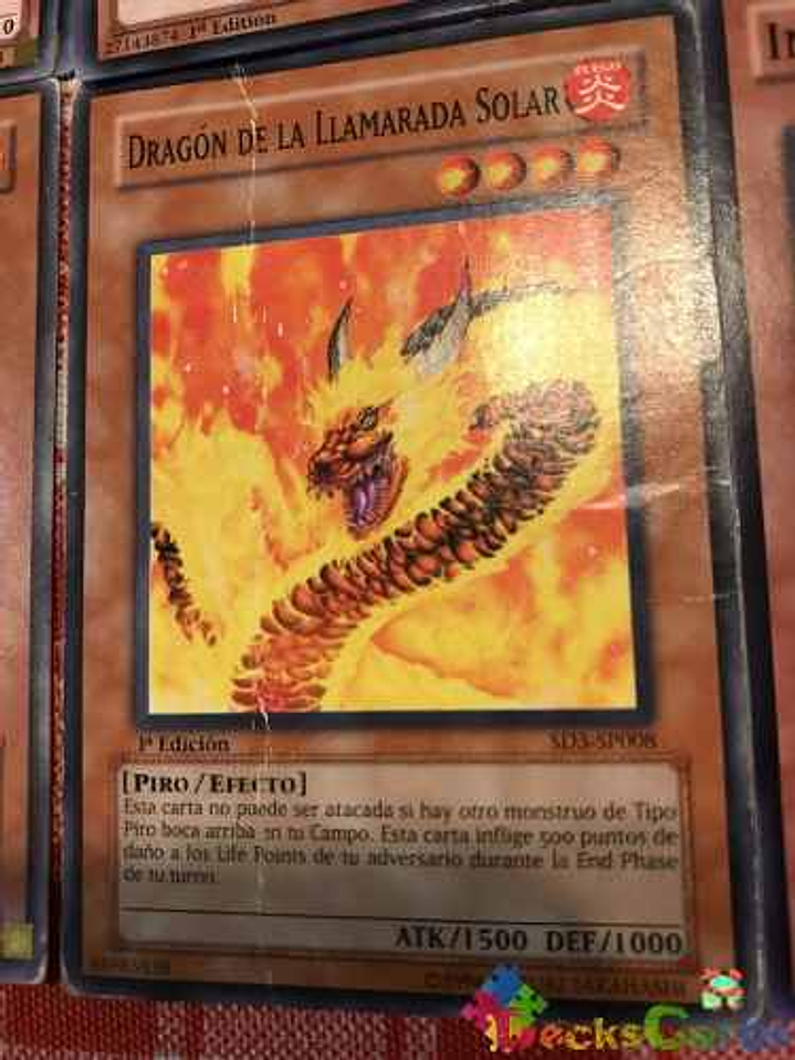 Solar Flare Dragon - sd3-en008 - Common 1st Edition 1