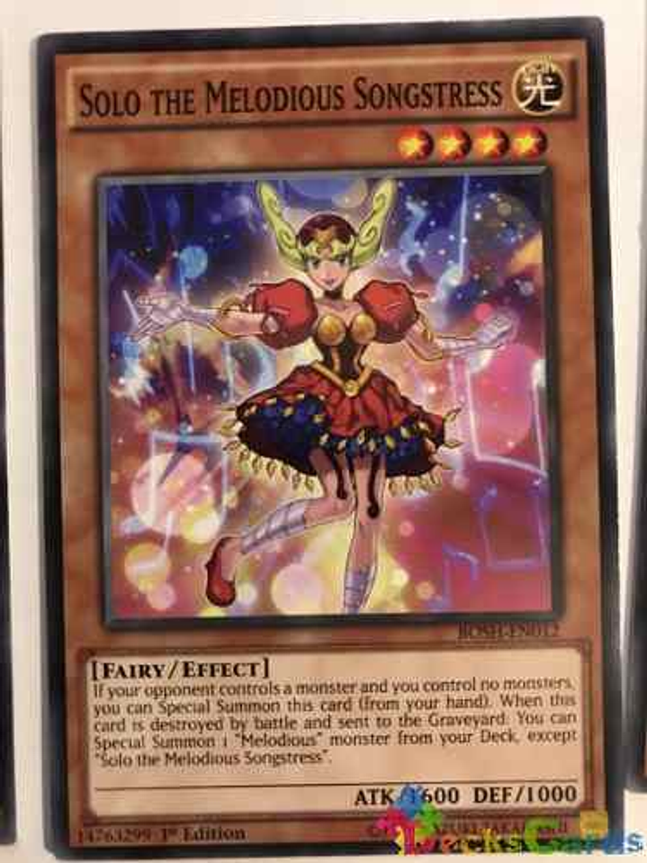 Solo The Melodious Songstress - bosh-en012 - Common 1st Edit 1