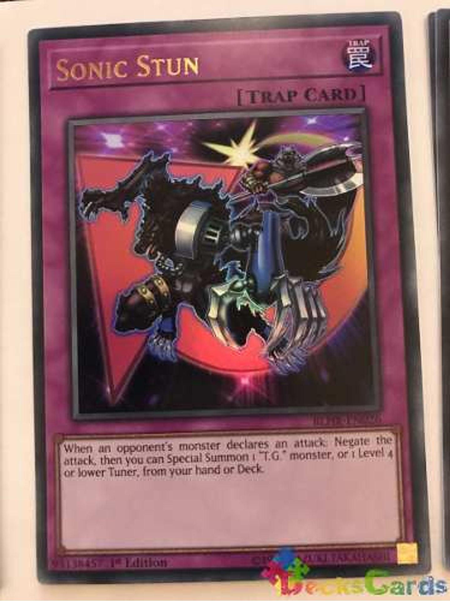 Sonic Stun - blhr-en026 - Ultra Rare 1st Edition 1