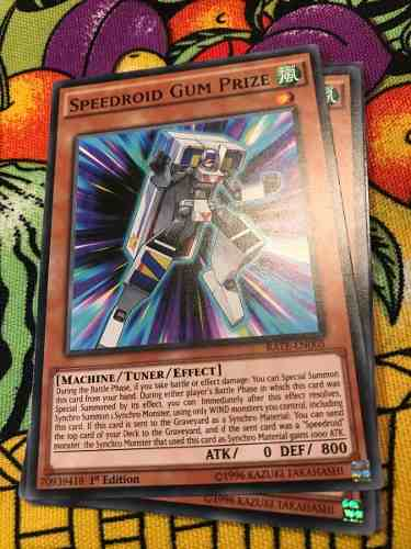 Speedroid Gum Prize - rate-en005 - Common 1st Edition 1
