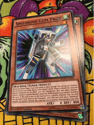 Speedroid Gum Prize - rate-en005 - Common 1st Edition