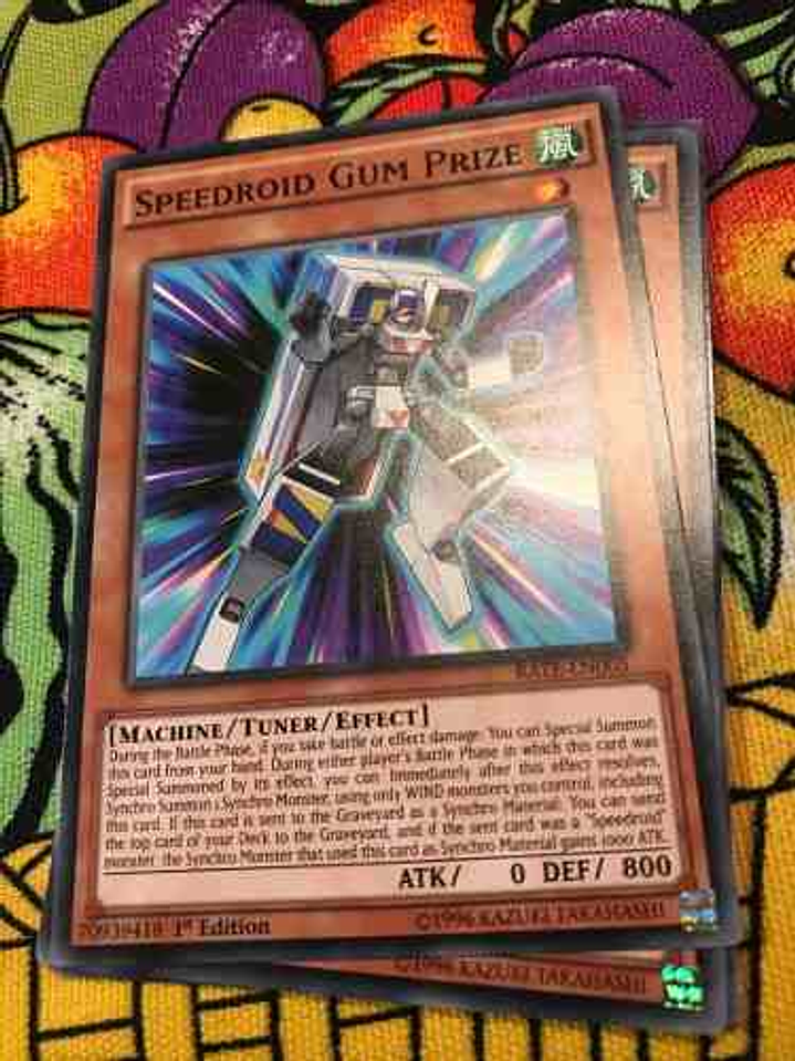 Speedroid Gum Prize - rate-en005 - Common 1st Edition 1