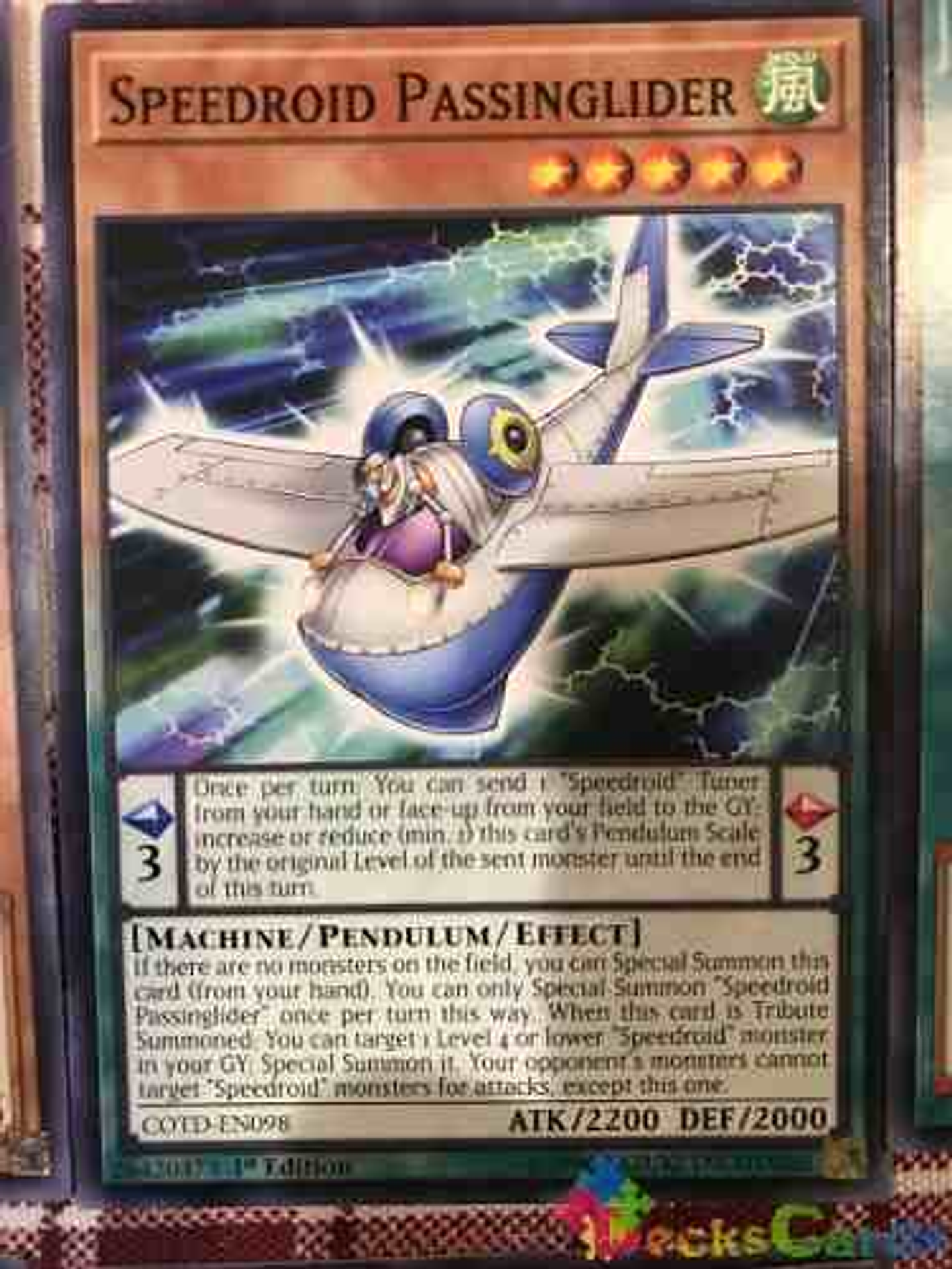 Speedroid Passinglider - cotd-en098 - Common 1st Edition 1