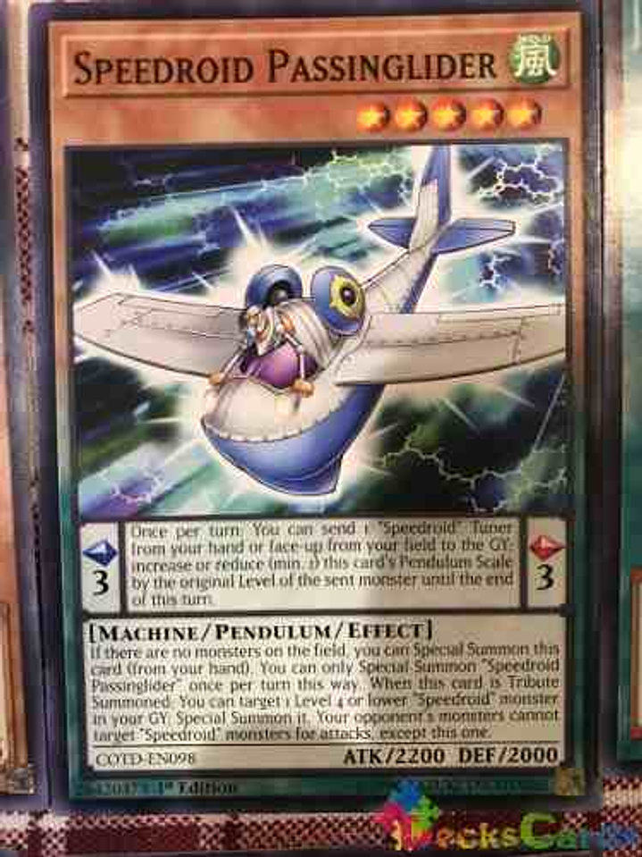 Speedroid Passinglider - cotd-en098 - Common 1st Edition 1