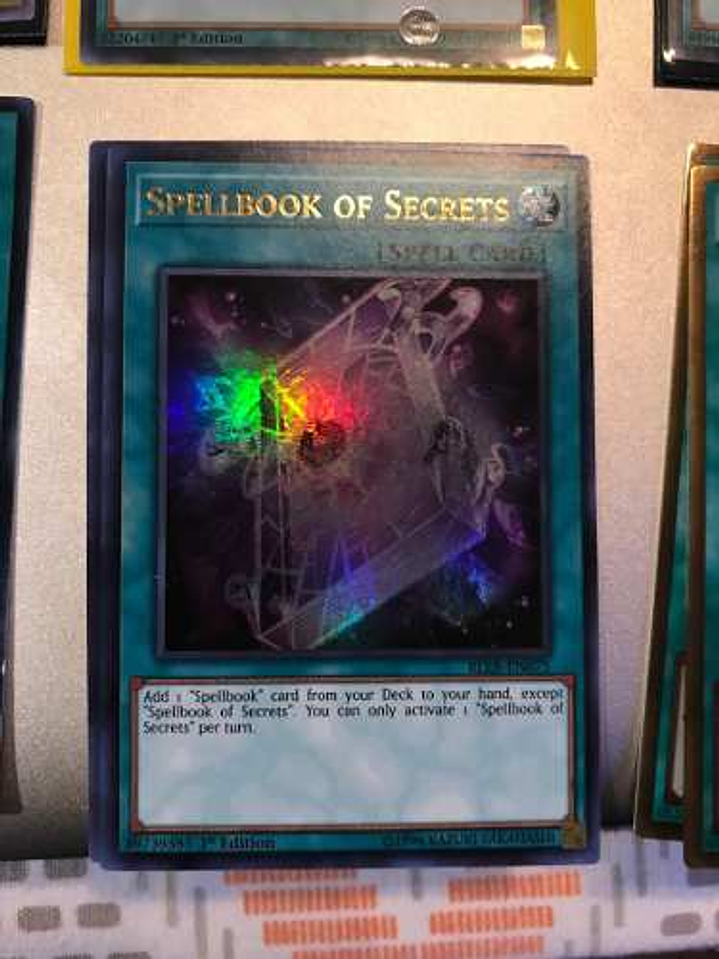 Spellbook Of Secrets - bllr-en075 - Ultra Rare 1st Edition 1