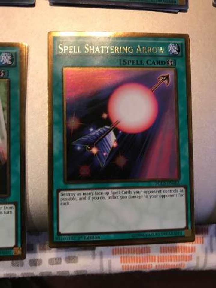 Spell Shattering Arrow - pgl3-en082 - Gold Rare 1st Edition 1