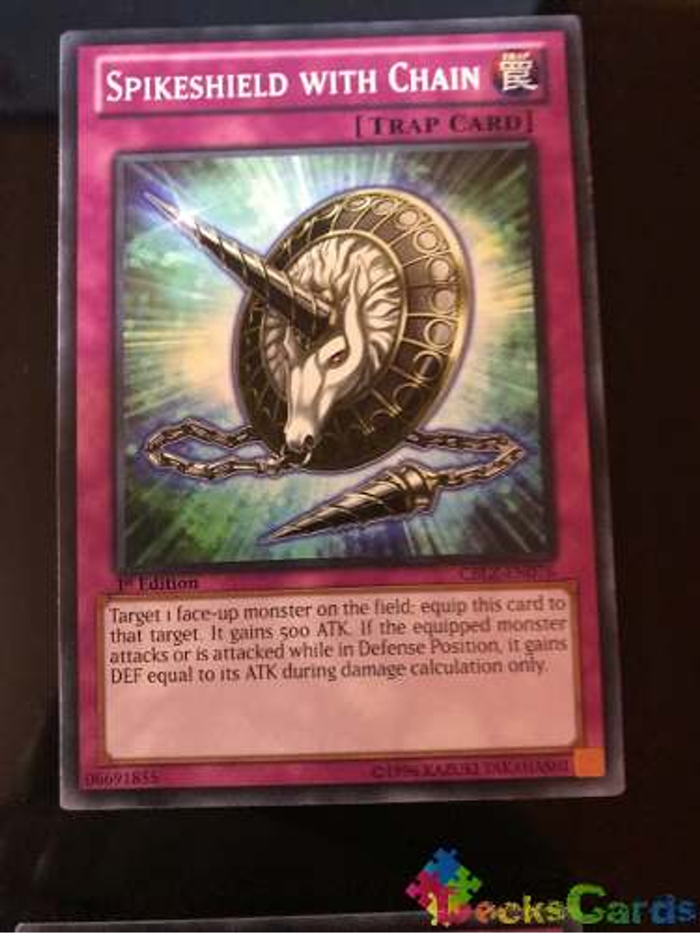 Spikeshield With Chain - cblz-en076 - Common 1st Edition 1