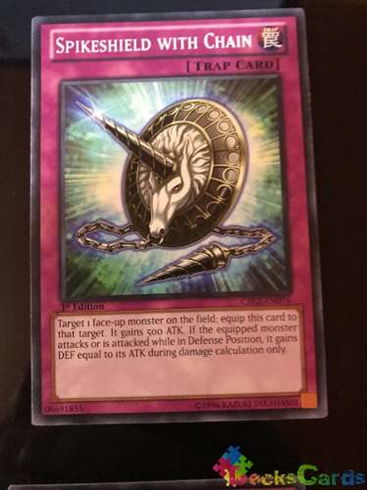 Spikeshield With Chain - cblz-en076 - Common 1st Edition 1
