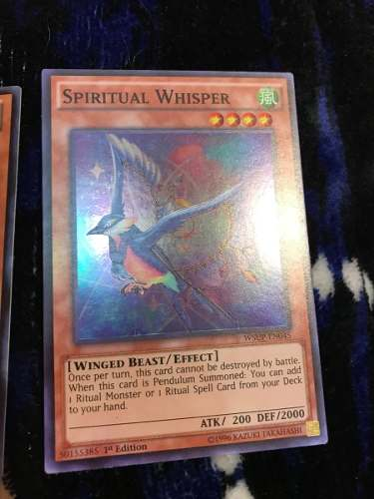Spiritual Whisper - wsup-en045 - Super Rare 1st Edition 1