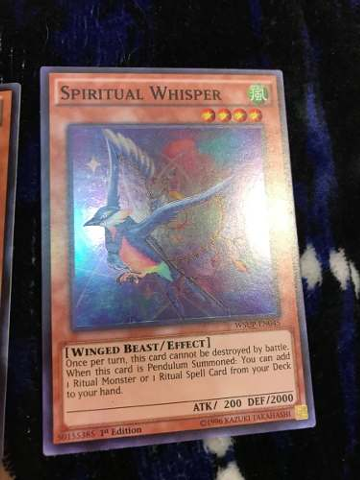 Spiritual Whisper - wsup-en045 - Super Rare 1st Edition 1