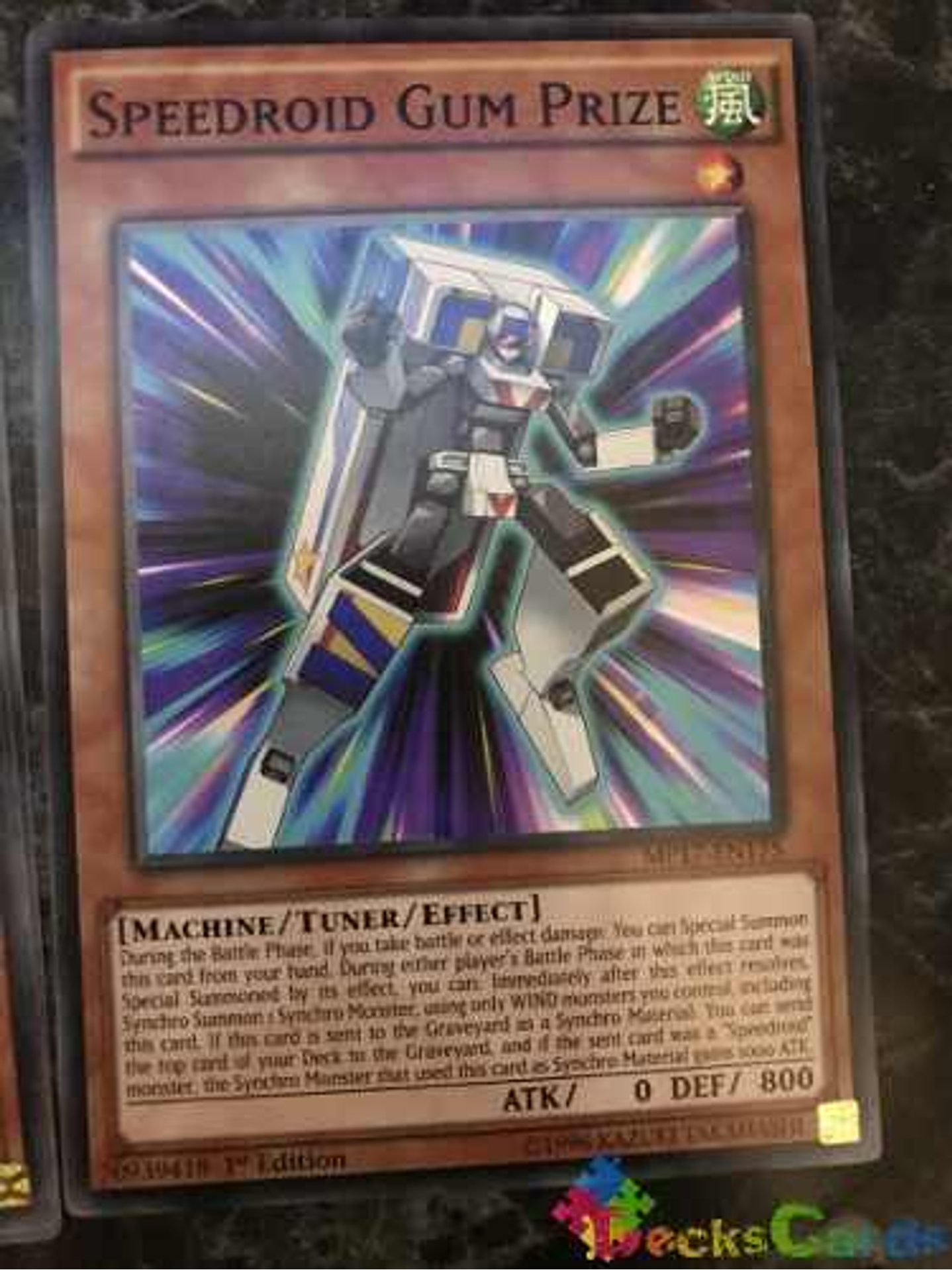Speedroid Gum Prize - mp17-en175 - Common 1st Edition 2