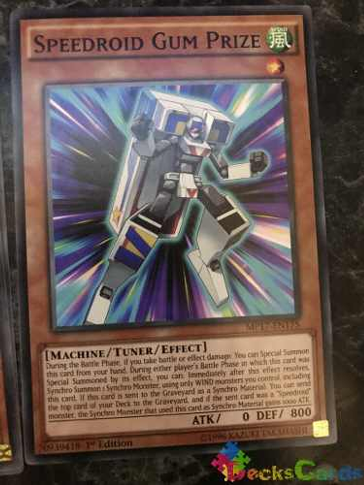 Speedroid Gum Prize - mp17-en175 - Common 1st Edition 2