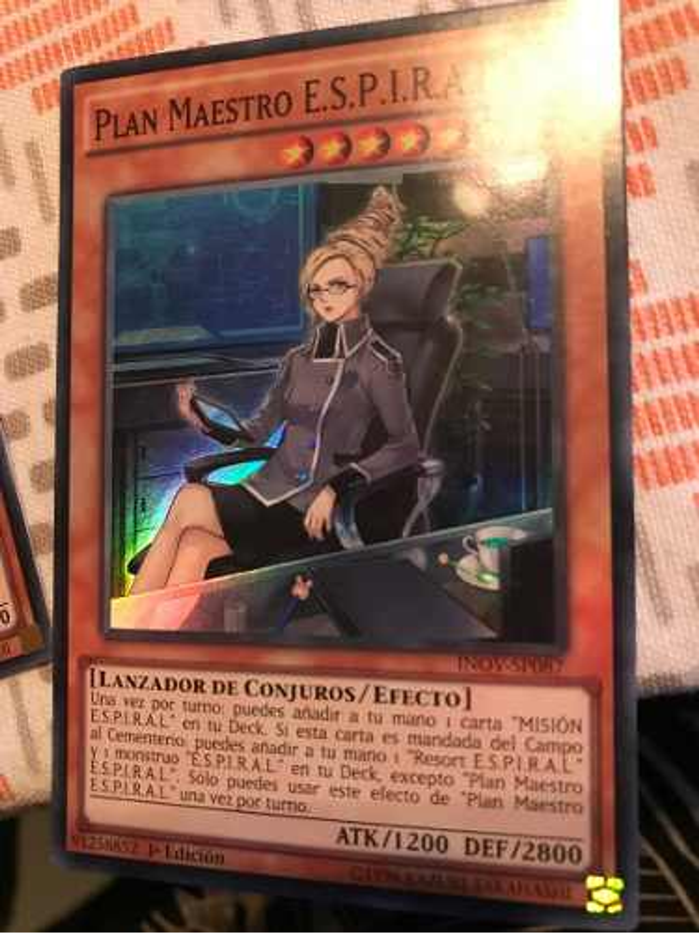 Spyral Master Plan - inov-en087 - Super Rare 1st Edition 1