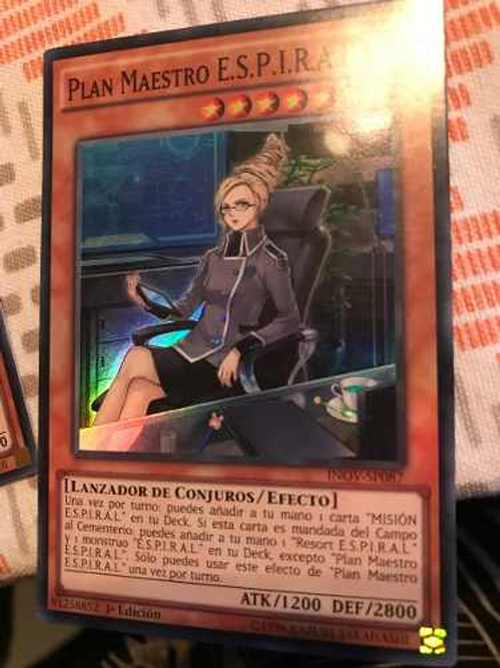 Spyral Master Plan - inov-en087 - Super Rare 1st Edition 1