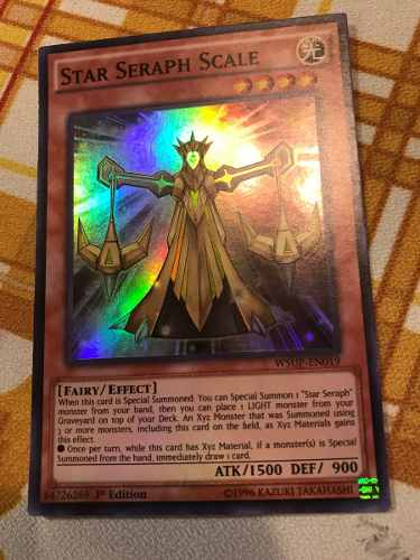 Star Seraph Scale - wsup-en019 - Super Rare 1st Edition 1