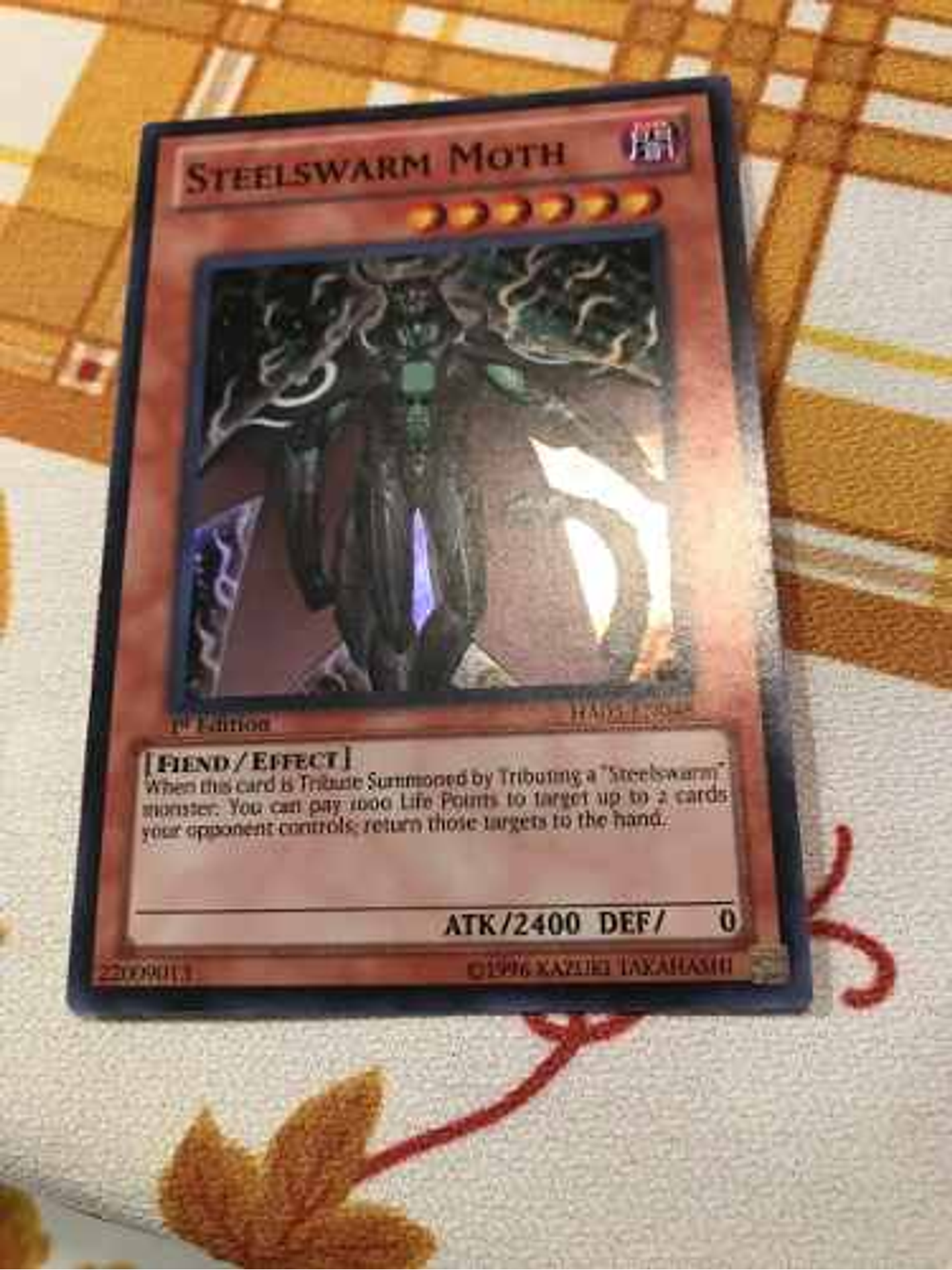 Steelswarm Moth - ha05-en048 - Super Rare 1st Edition 1