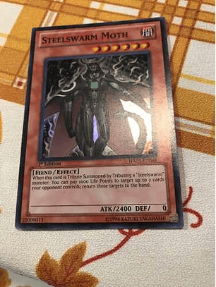 Steelswarm Moth - ha05-en048 - Super Rare 1st Edition