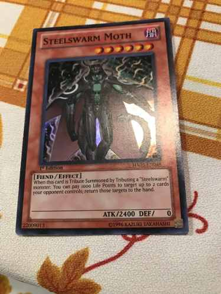 Steelswarm Moth - ha05-en048 - Super Rare 1st Edition 1