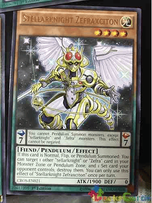 Stellarknight Zefraxciton - Cros-en021 - Rare 1st Edition