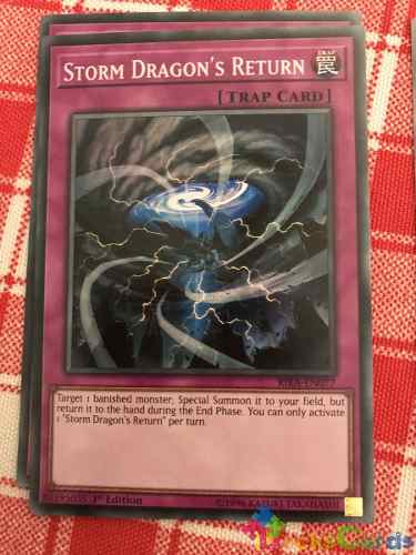 Storm Dragon's Return - rira-en077 - Super Rare 1st Edition
