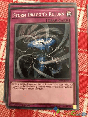 Storm Dragon's Return - rira-en077 - Super Rare 1st Edition