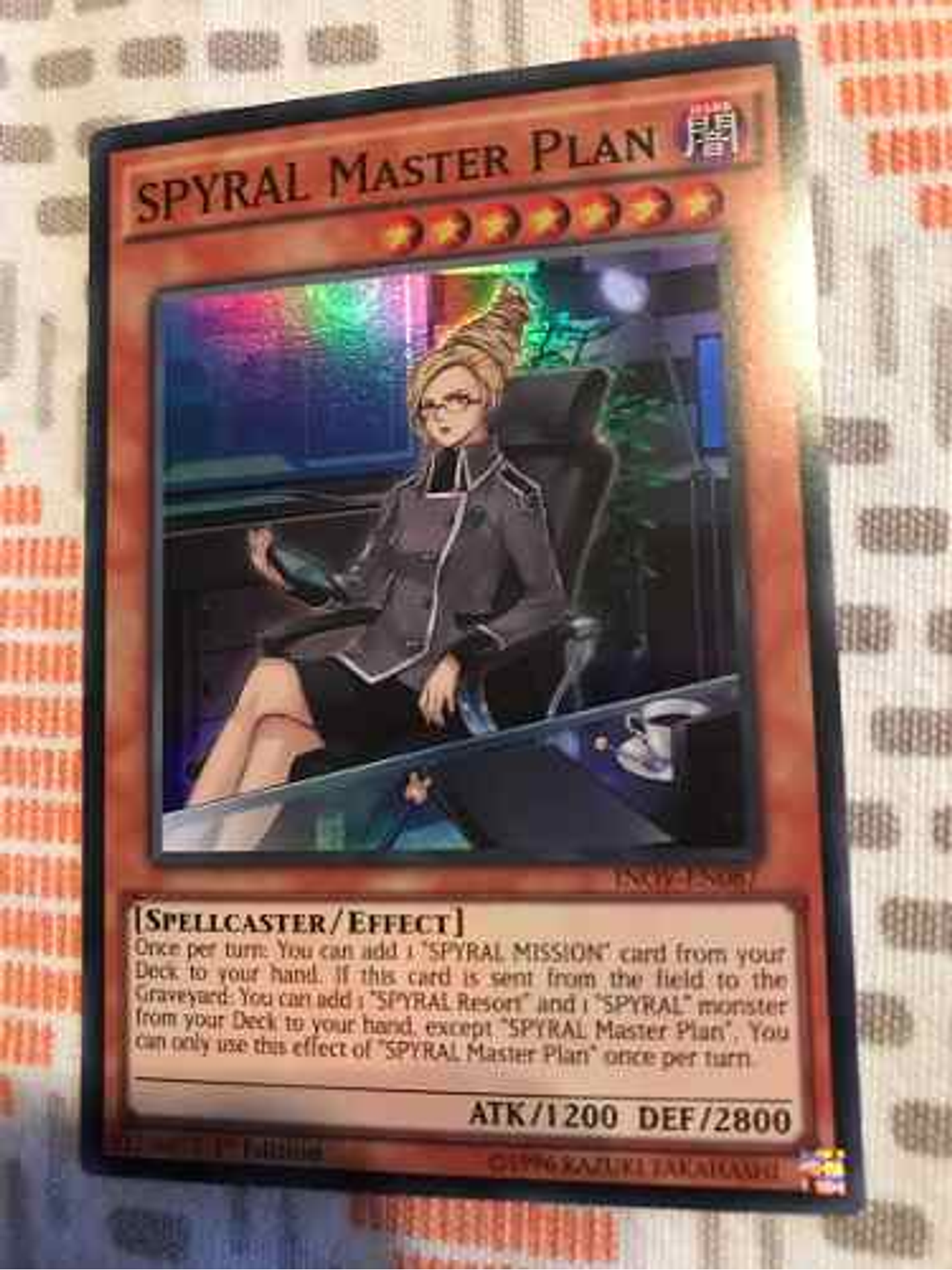 Spyral Master Plan - inov-en087 - Super Rare 1st Edition 2