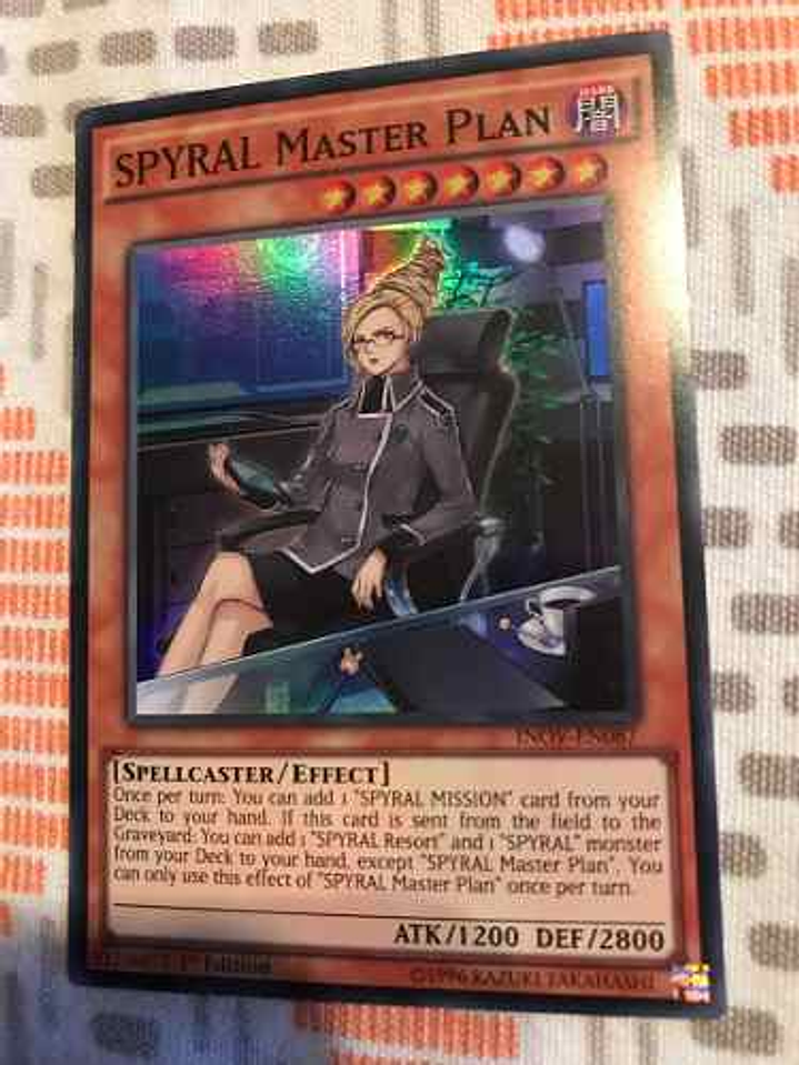 Spyral Master Plan - inov-en087 - Super Rare 1st Edition 2