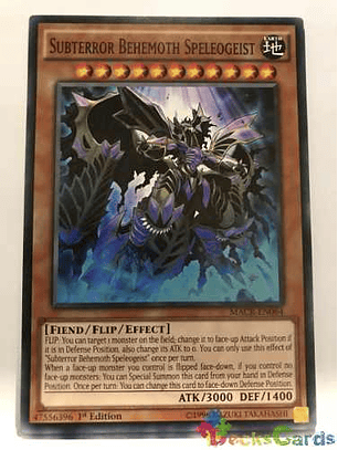 Subterror Behemoth Speleogeist - macr-en084 - Common 1st Edi