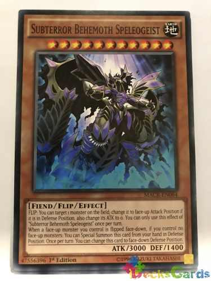 Subterror Behemoth Speleogeist - macr-en084 - Common 1st Edi 1