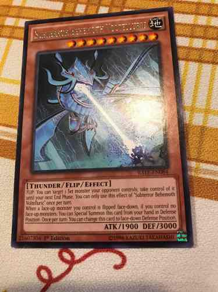 Subterror Behemoth Voltelluric - rate-en084 - Rare 1st Edition 1