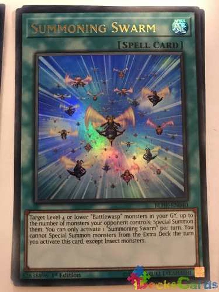 Summoning Swarm - blhr-en040 - Ultra Rare 1st Edition 1