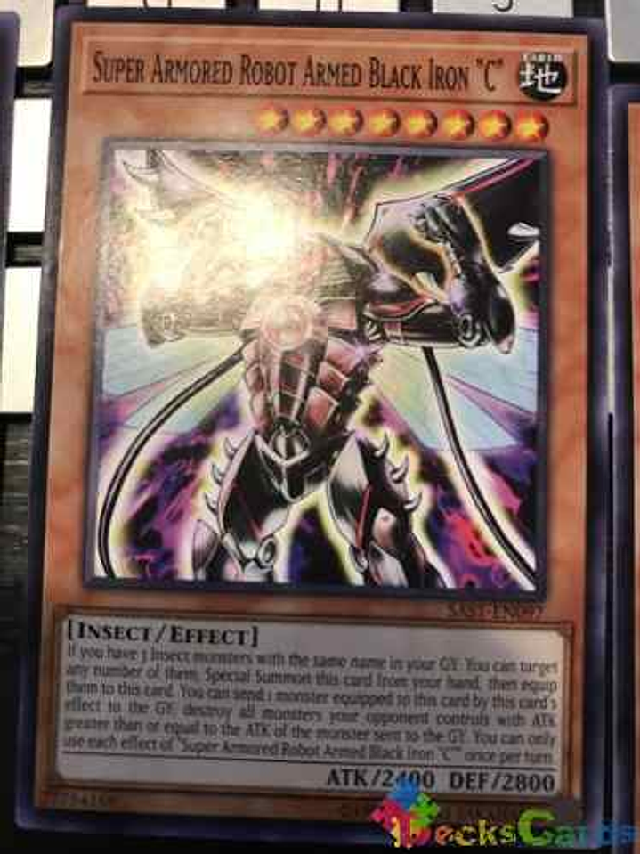 Super Armored Robot Armed Black Iron 