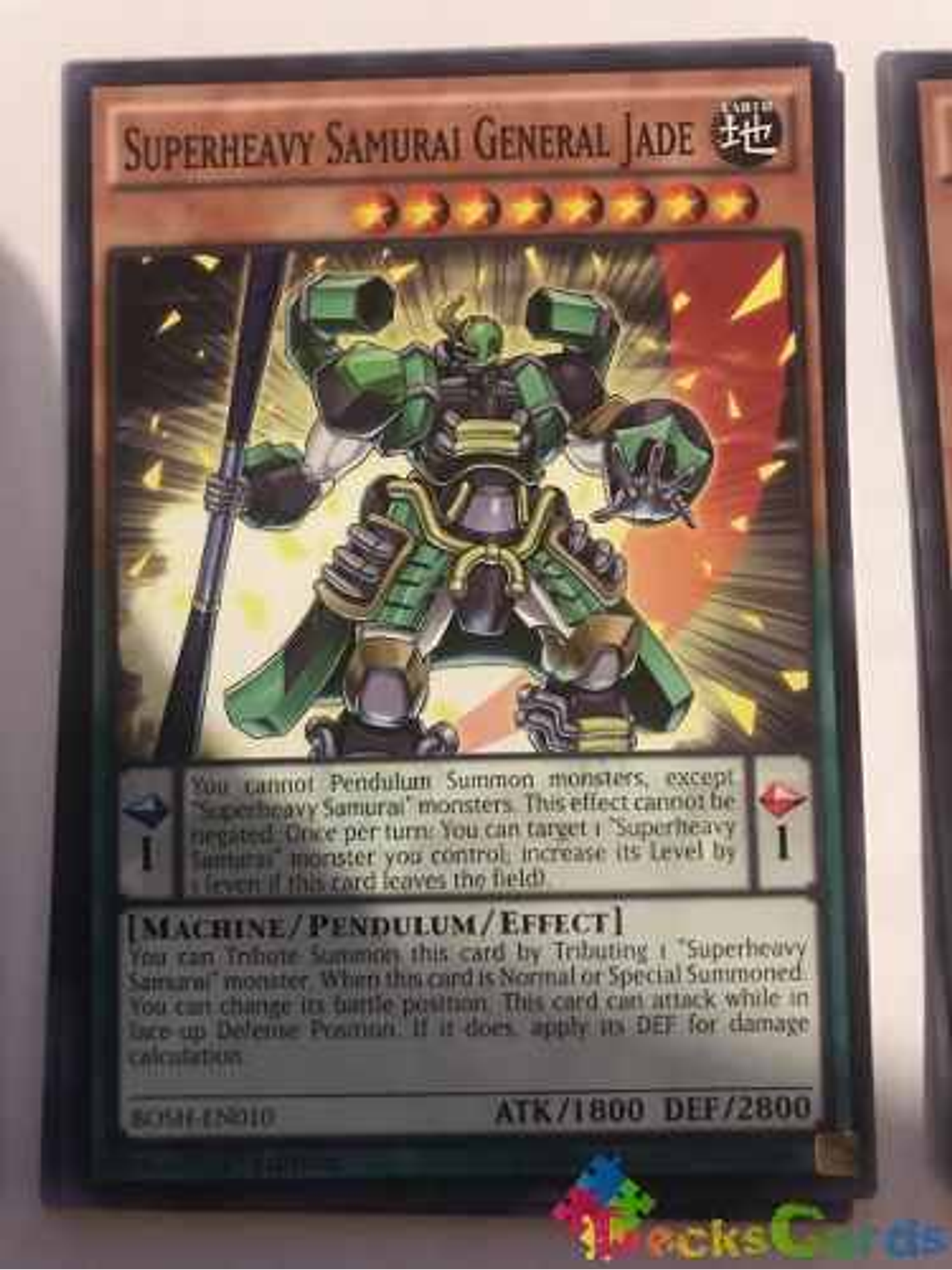 Superheavy Samurai General Jade - bosh-en010 - Common 1st Edition 1