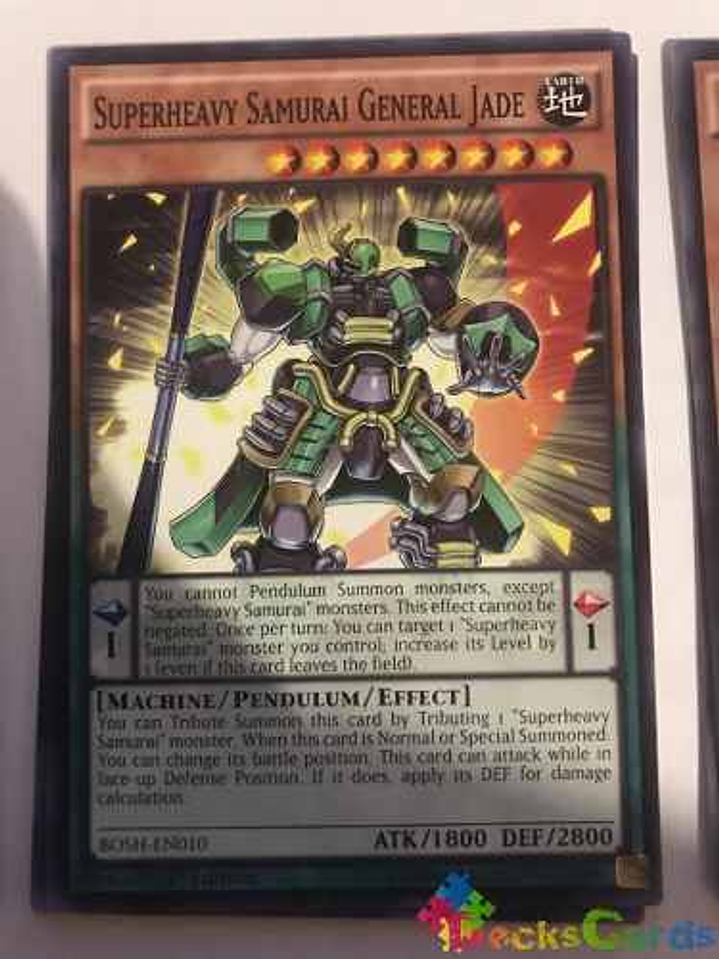Superheavy Samurai General Jade - bosh-en010 - Common 1st Edition 1