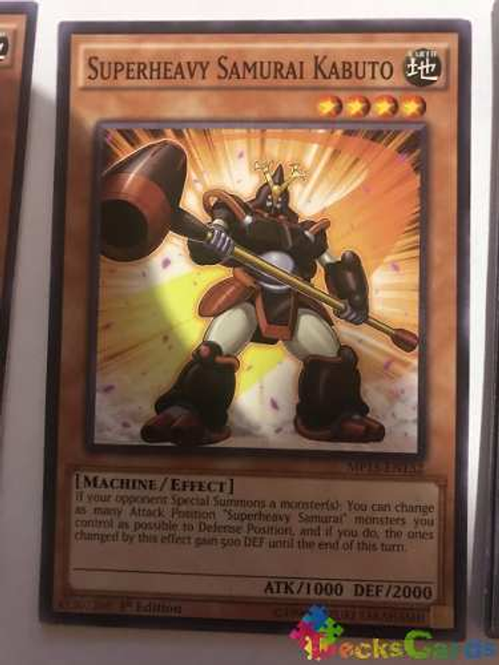 Superheavy Samurai Kabuto - mp15-en132 - Common 1st Edition 1