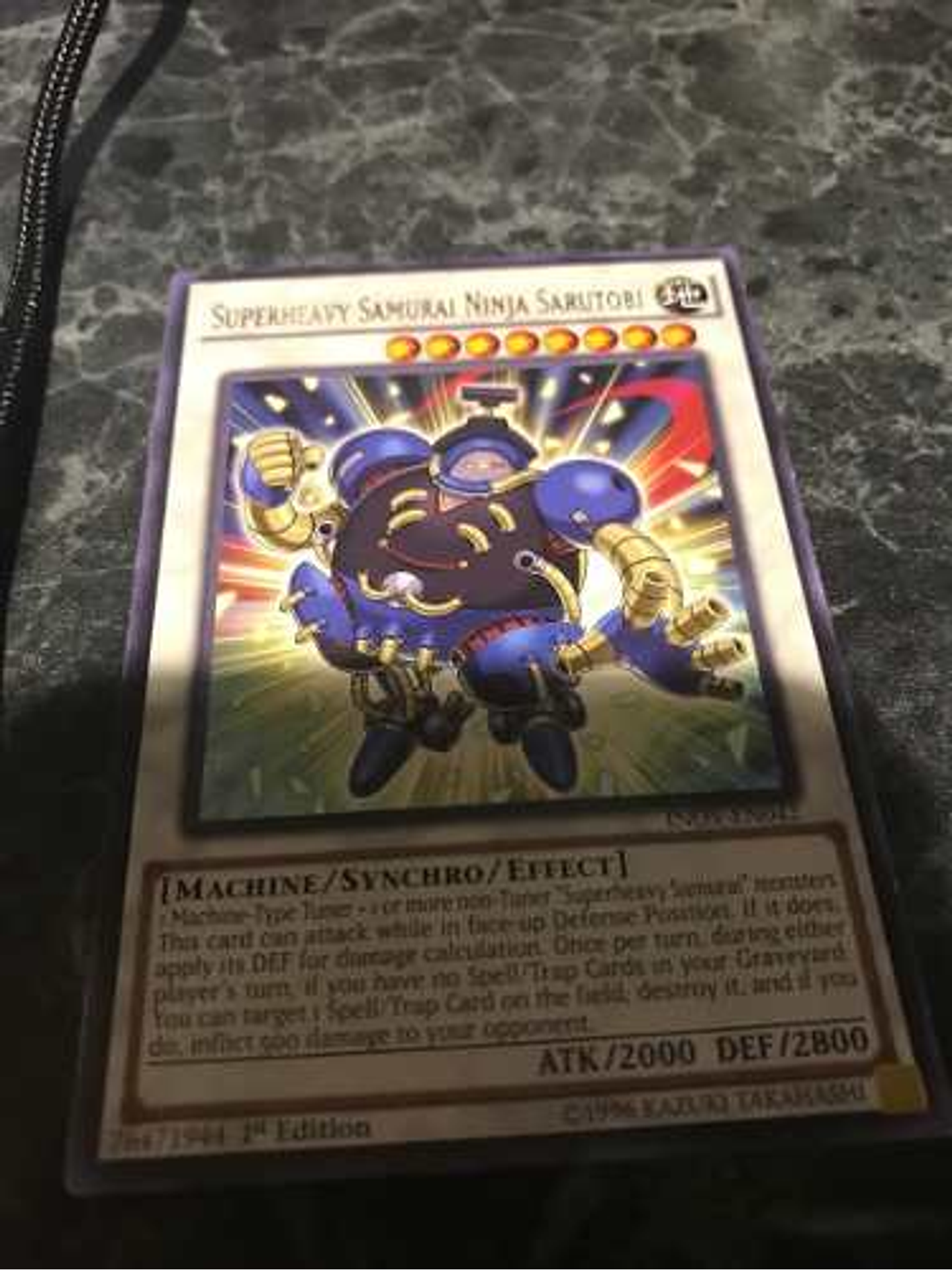 Superheavy Samurai Ninja Sarutobi - inov-en042 - Rare 1st Edition 1