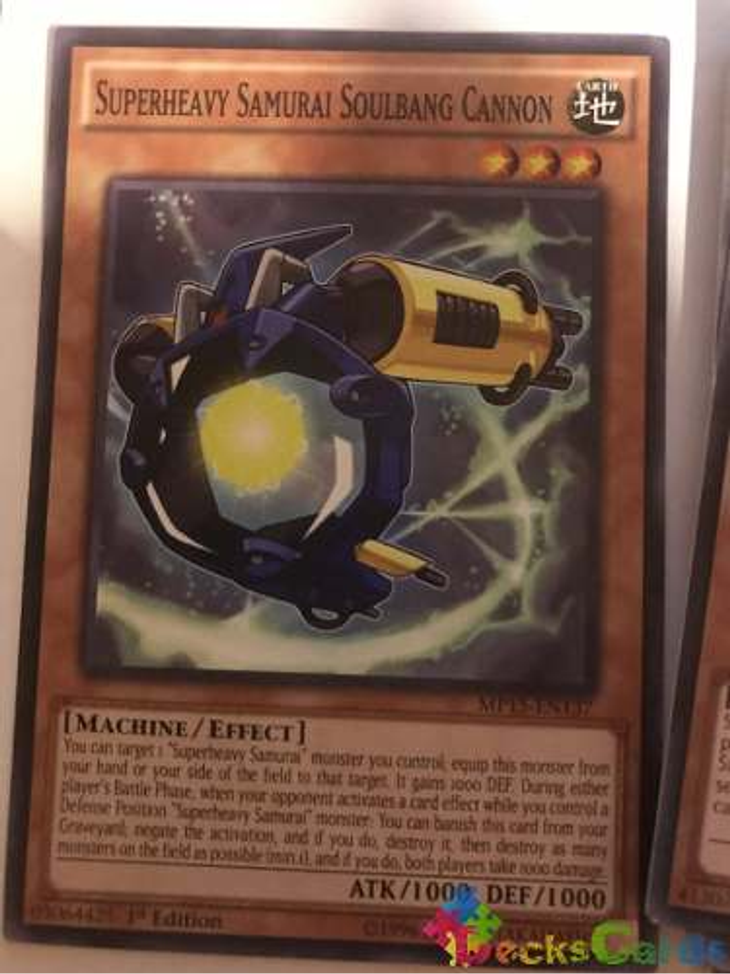 Superheavy Samurai Soulbang Cannon - mp15-en137 - Common 1st Edition 1