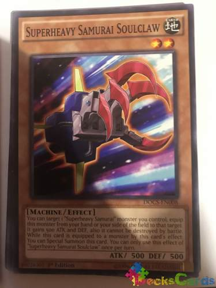 Superheavy Samurai Soulclaw - docs-en008 - Common 1st Edition 1