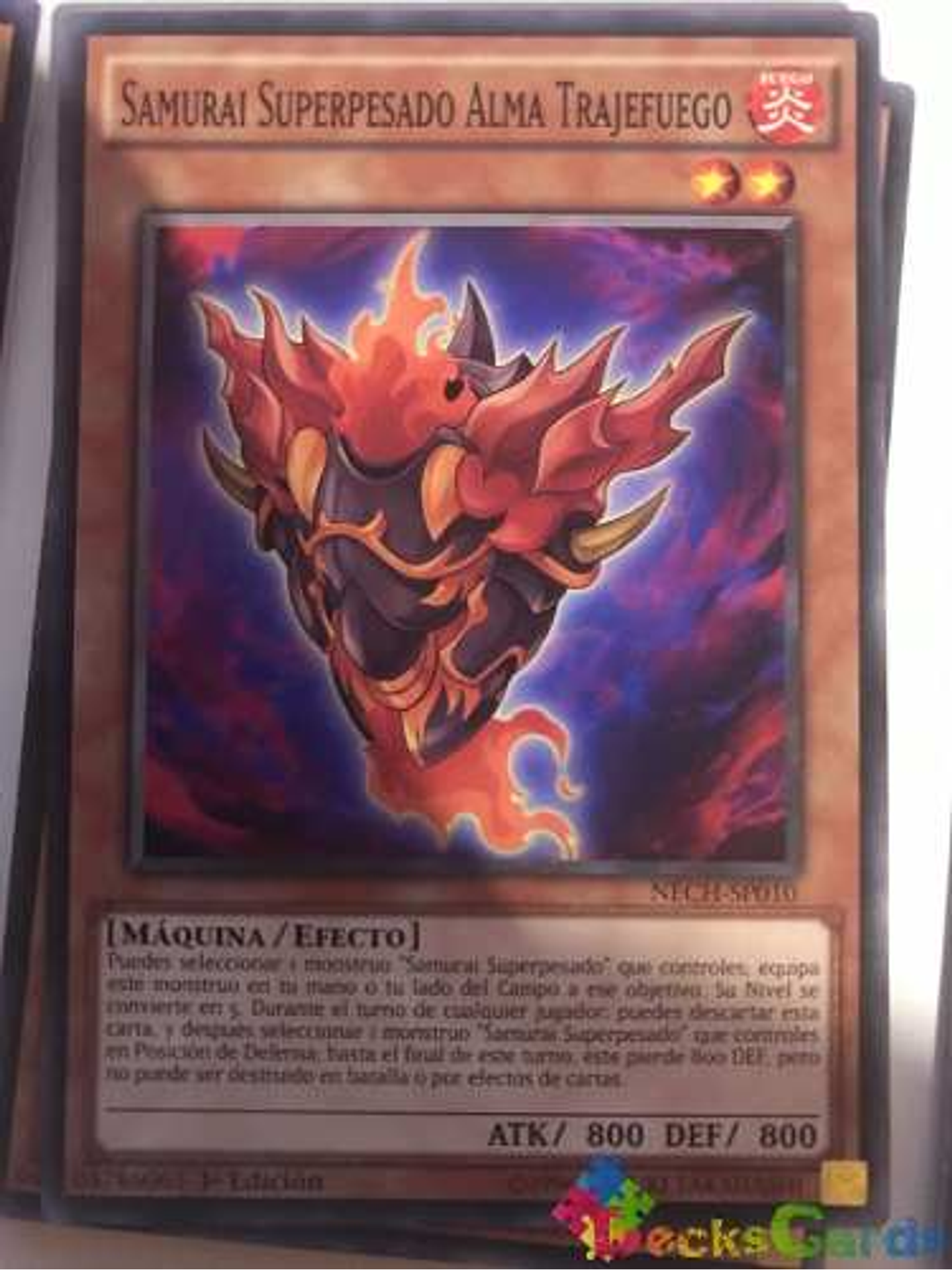 Superheavy Samurai Soulfire Suit - NECH-EN010 - Common 1st Edition 1