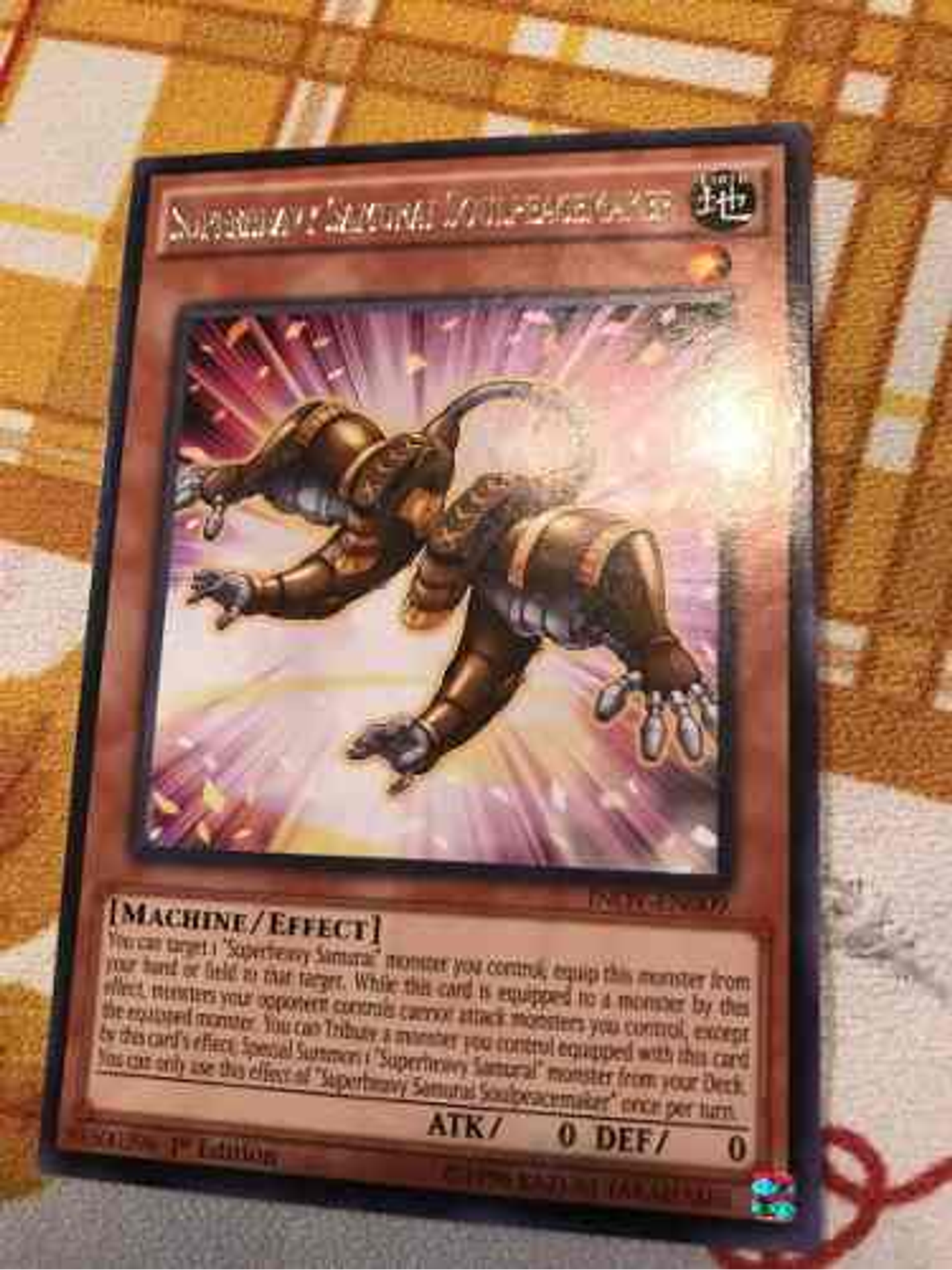 Superheavy Samurai Soulpeacemaker - inov-en009 - Rare 1st Edition 1